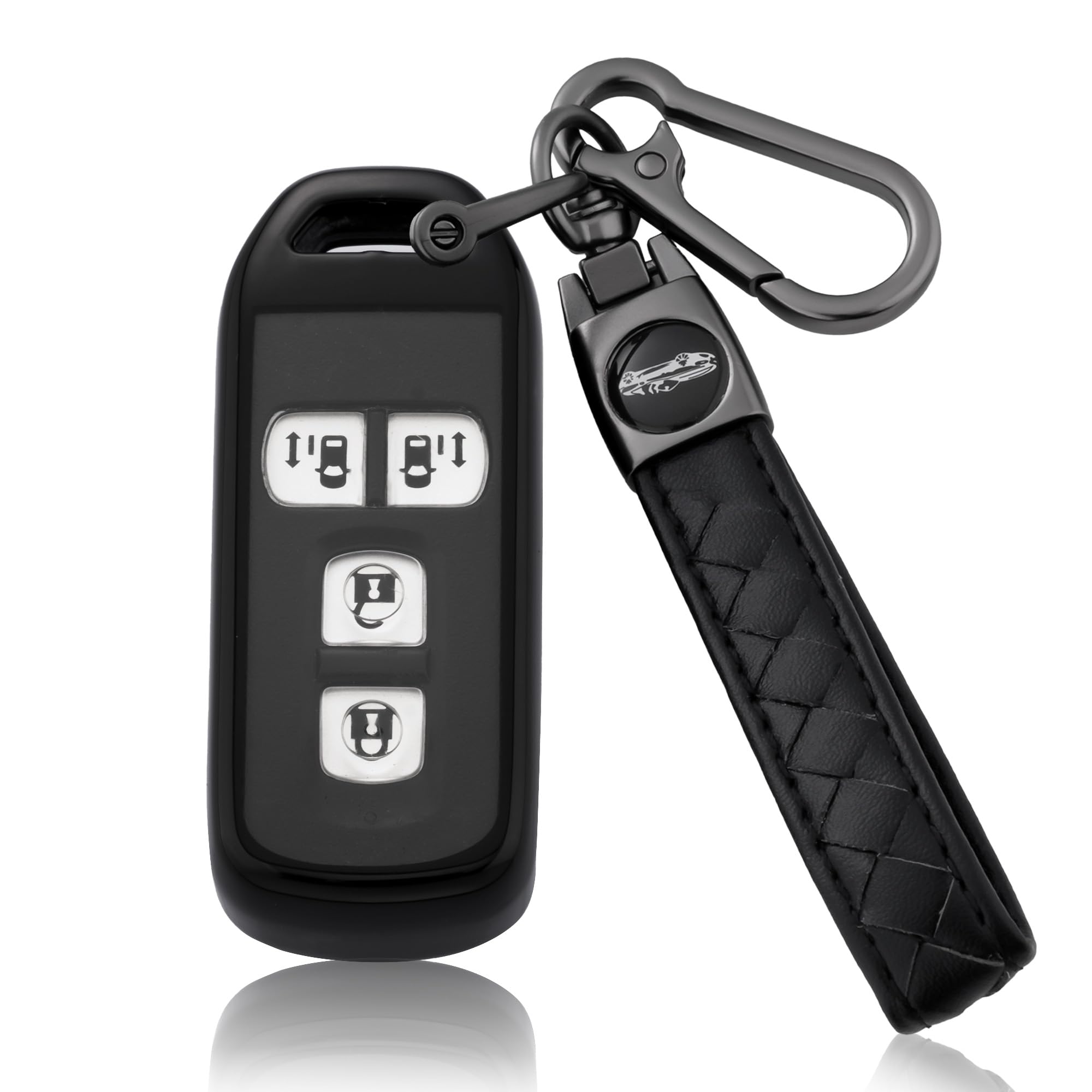 

Key Case nbox JF1 JF2 JF3 JF4 Key Cover NBOX Custom Honda Smart Key Case Key Holder TPU Scratch Resistant [PIMOHI] N-BOX N-ONE N-WGN N-VAN N-Wagon