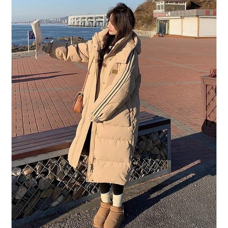 Thickened Cotton Long Overcoat for Women, Elegant and Warm Coat for  Winter