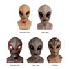 Halloween Alien Maske Alien Latex Vollkopfmaske Realistische Alien Gesichtsmasken UFO Scherz Kostümmaske für Halloween Cosplay