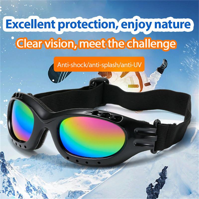 Schutzbrille, winddicht, verstellbar, winddicht, Moto-Dirt-Ski-Brille, klare Sicht, verstellbar, Farbfilm, Schweißen, Slip-Blinker