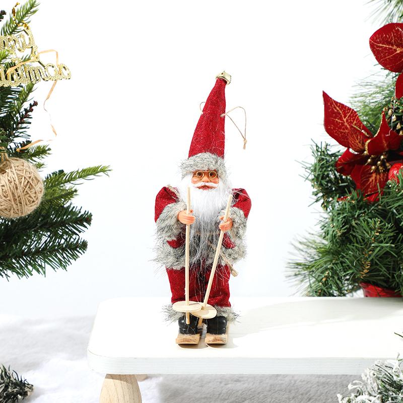 Christmas Christmas Doll Exquisite Christmas Decoration Home Decor Santa Claus Design Funny Multi-Color