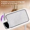 Foldable Ironing Mat Heat Resistant And Steam Proof Perfect For Home Daily Use And Travel Easy To Store