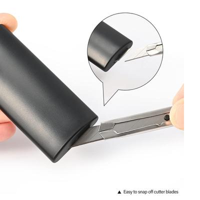 Avbrytningslåda för engångsknivblad, behållare för universalknivskärare, förvaringsfodral för avfallsblad för 9 mm blad, vinylbeläggningsverktyg