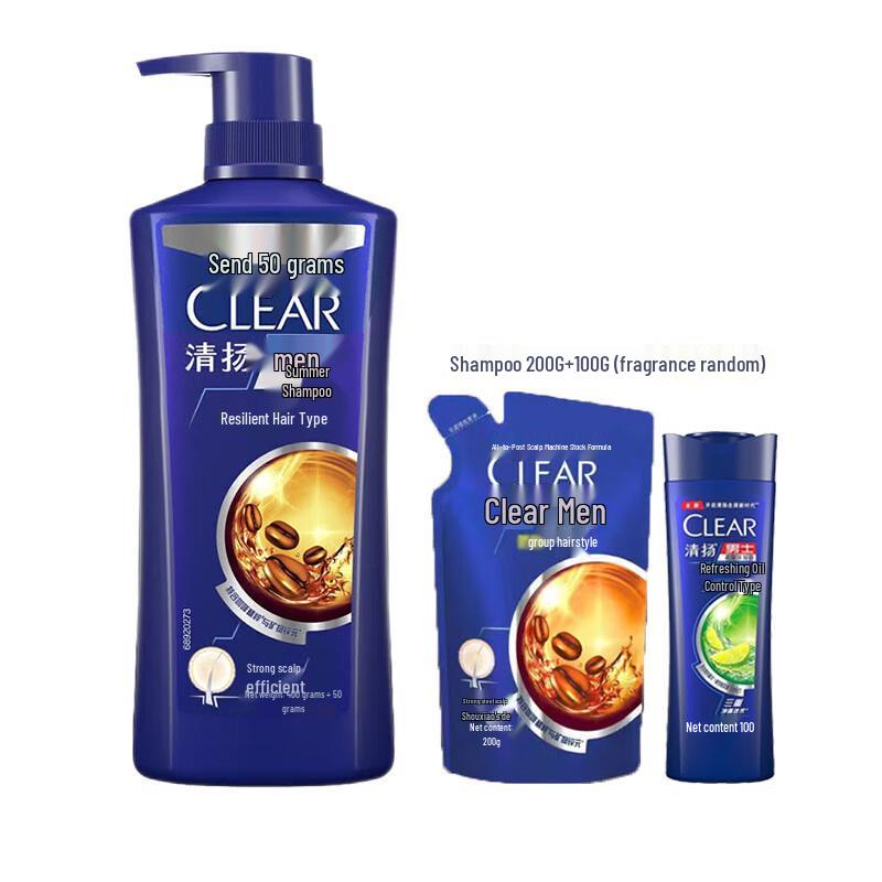 

Clear Men Anti-Dandruff & Hair Loss Control Shampoo Set