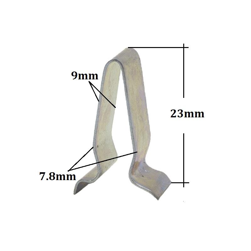 Metal Clips Retainer Instrument Panel Auto Fasteners Universal Car Radios Dashboard DVD Metal U Cord Lock Retaining Clip