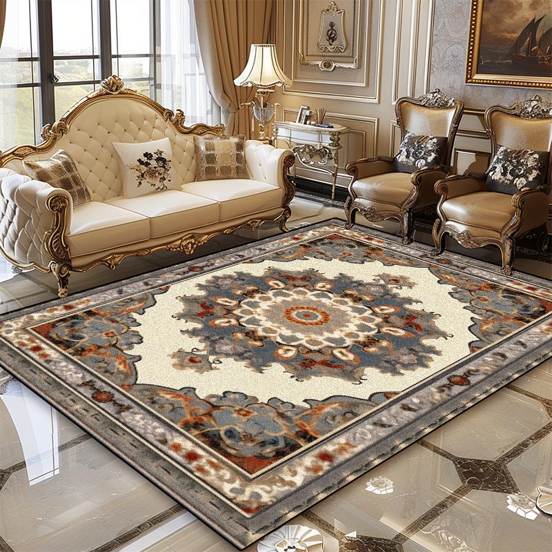 Persian Luxury Carpet European Style Living Room Bedroom Large Rug Non-slip Sofa Tea Tables Mat  Custom Home Decor Lounge Rug