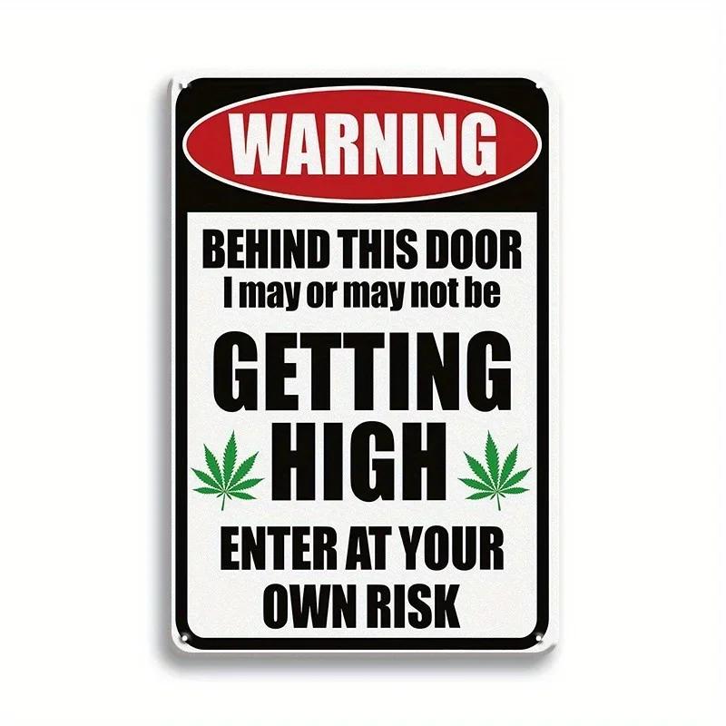 

1 шт. Металлическая табличка с предупреждением за этой дверью: «Я могу быть голым, а могу и нет, входите на свой страх и риск». Винтажный настенный декор чёрный