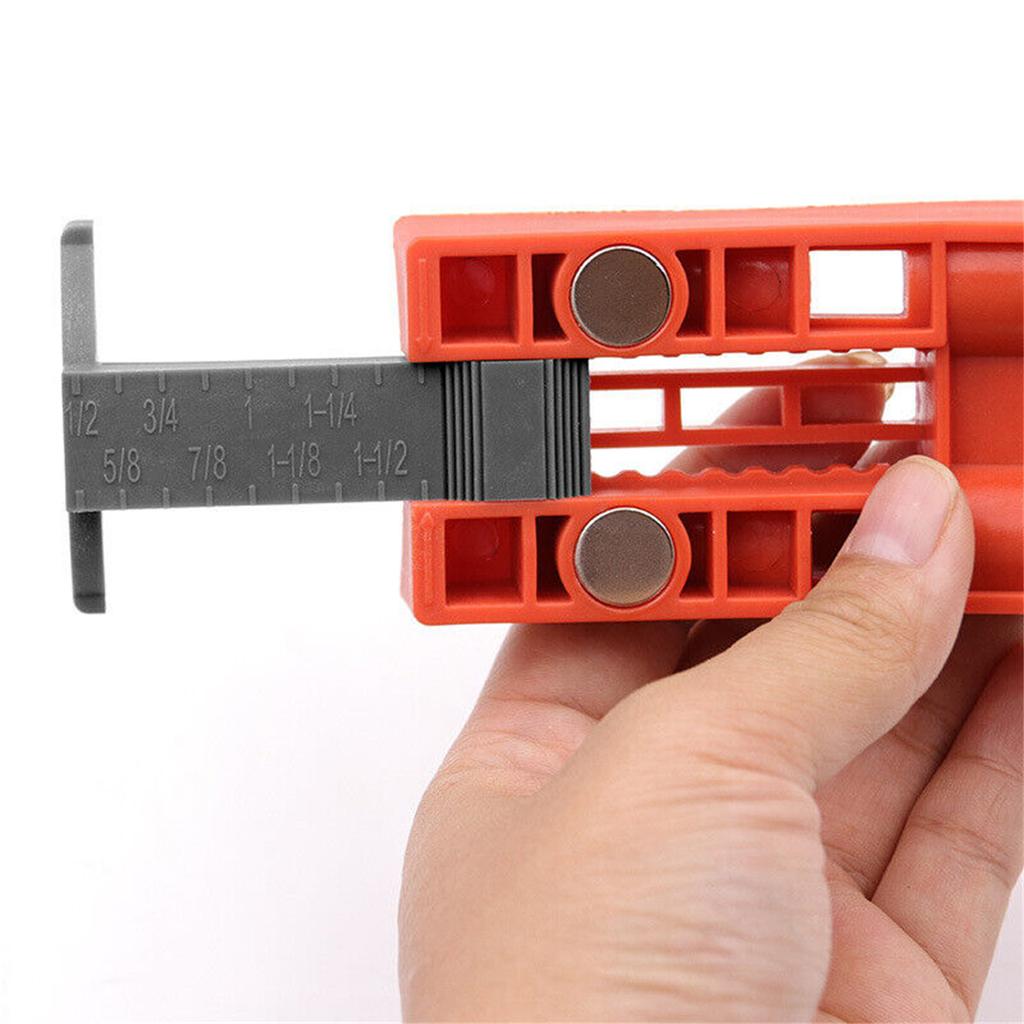 Oblique Hole Locator Woodworking Drill Guide 9.3mm Adjustable Range Hole Locator Fixture With Clear Scale, Oblique Pocket Jig Positioning Accessories