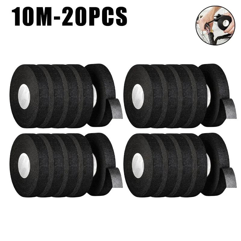 Automotive Grade Heat Resistant Tape Fabric Wire Loom Harness 500F Cable Wrapping for PC Bundling Engine Bay Safe