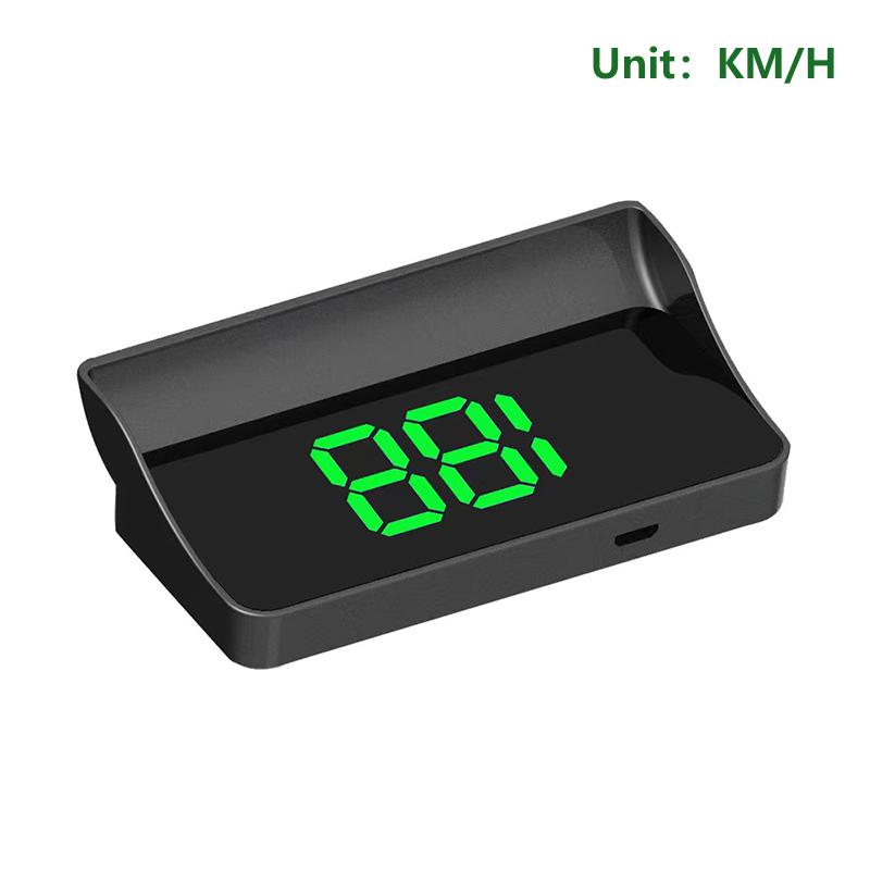 

Автомобильный цифровой спидометр Head Up Display Транспортные средства Датчик скорости HUD Проектор на лобовое стекло для грузовиков GPS Помощь водителю Инструмент зелёный