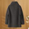 Women's Merino Wool Blend Double-Faced Loose Fit Coat
