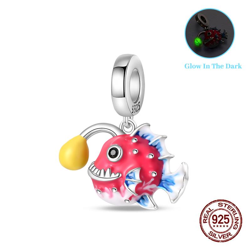 100% Copper Strawberry Lipstick Ladybird China Red Charms Beads Fitoriginal Bracelets For Women Diy Jewellery