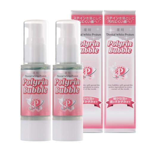 

Dental White Proism Polyrin Bubble: Set of 2: Toothpaste Gel [Teeth Whitening at Home, Toothpaste Whitening]