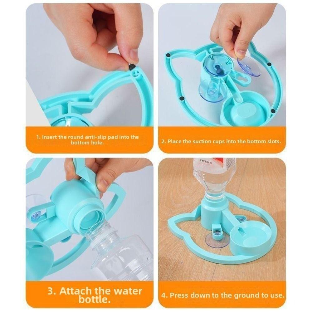 Splash-proof Pet Water Dispenser 2-in-1 Design Automatic Cat Feeder Pet Water Bowl For Pets