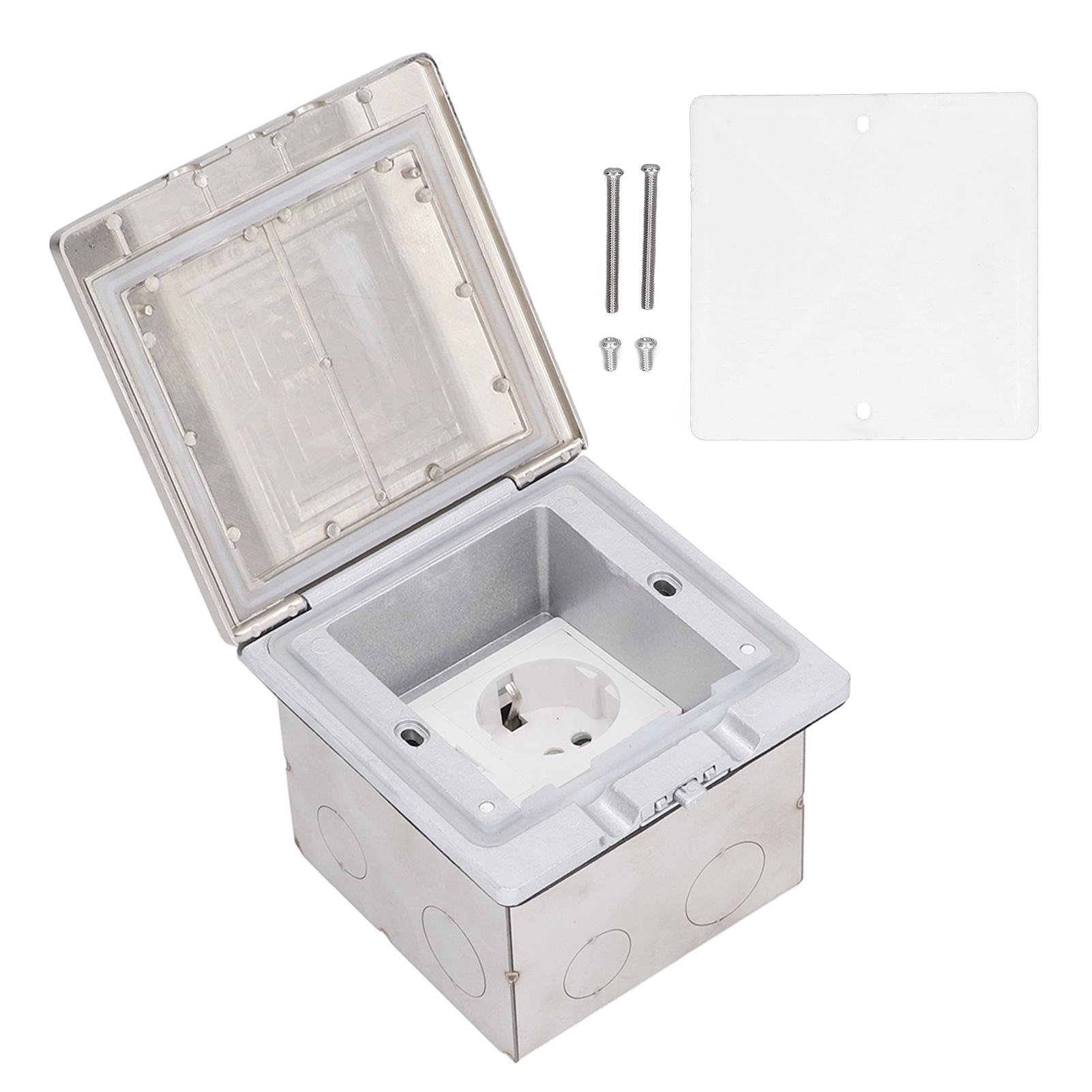 

Розетка для підлоги Водонепроникна вогнезахисна врізна розетка з портом мережевого кабелю EU Stan