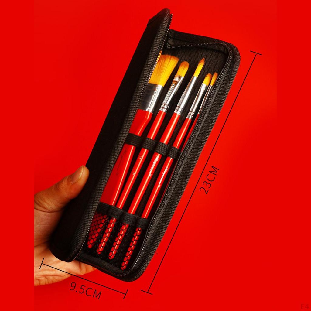 10 PCS Artist Brushes with Carrying Case, Suitable , Acrylic, and Gouache ing, for Adults Kids