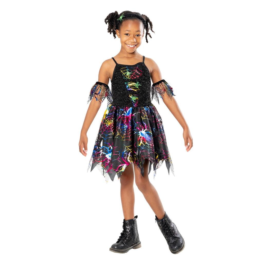 Bristol Novelty Costum de păianjen pentru fete