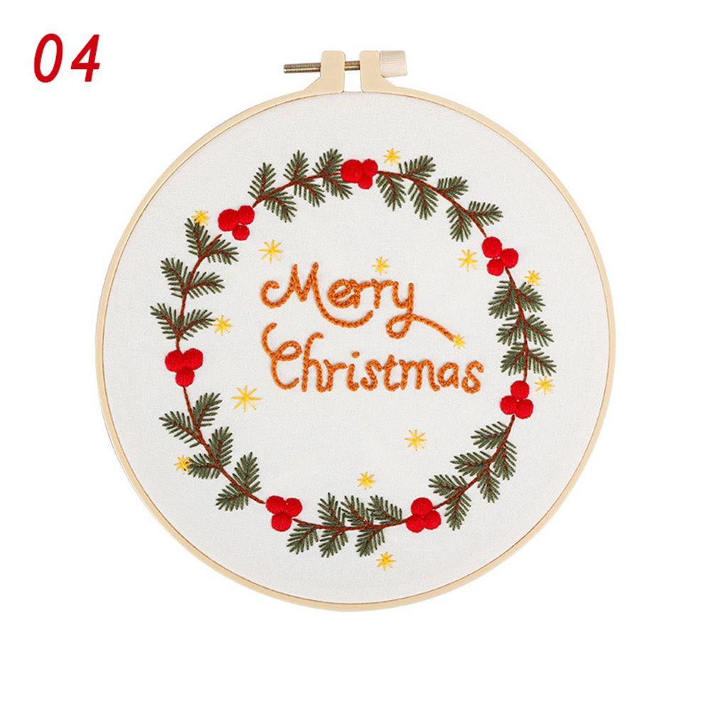 

Christmas Pattern DIY Crafts Merry Christmas Embroidery Embroidery Starter Kit Cross Stitch 4