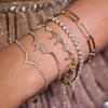JYL Bracelet  Zircon Beads Delicate Strand Brings Luck & Feminine Grace
