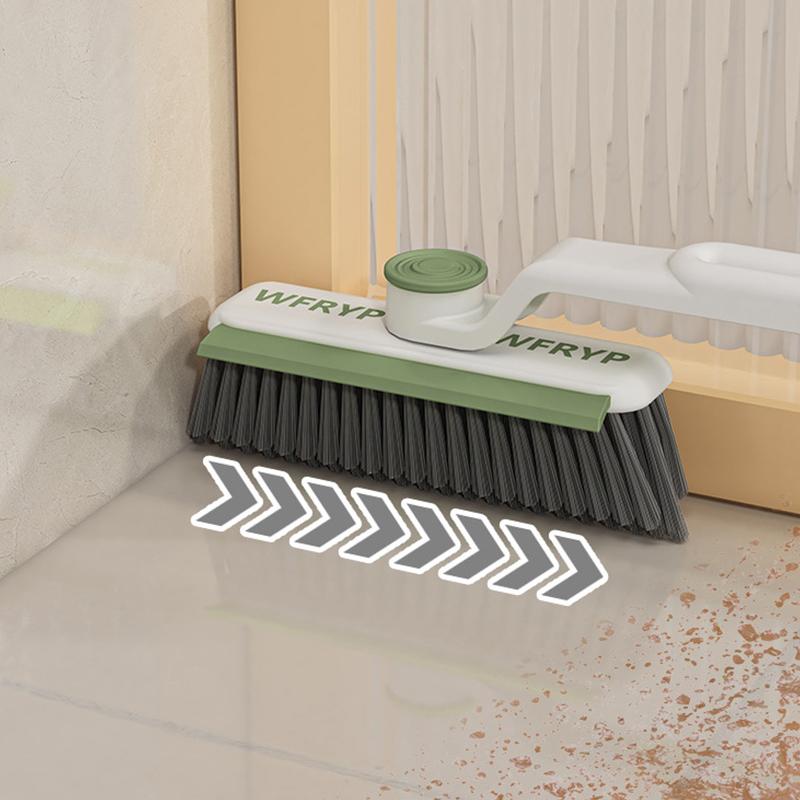 3 In 1 Rotating Crevice Brush Kitchen Toilet Stove Sink Scrubbing Cleaning Tool Hard-Bristled Brush for Stiff Angled Bristles