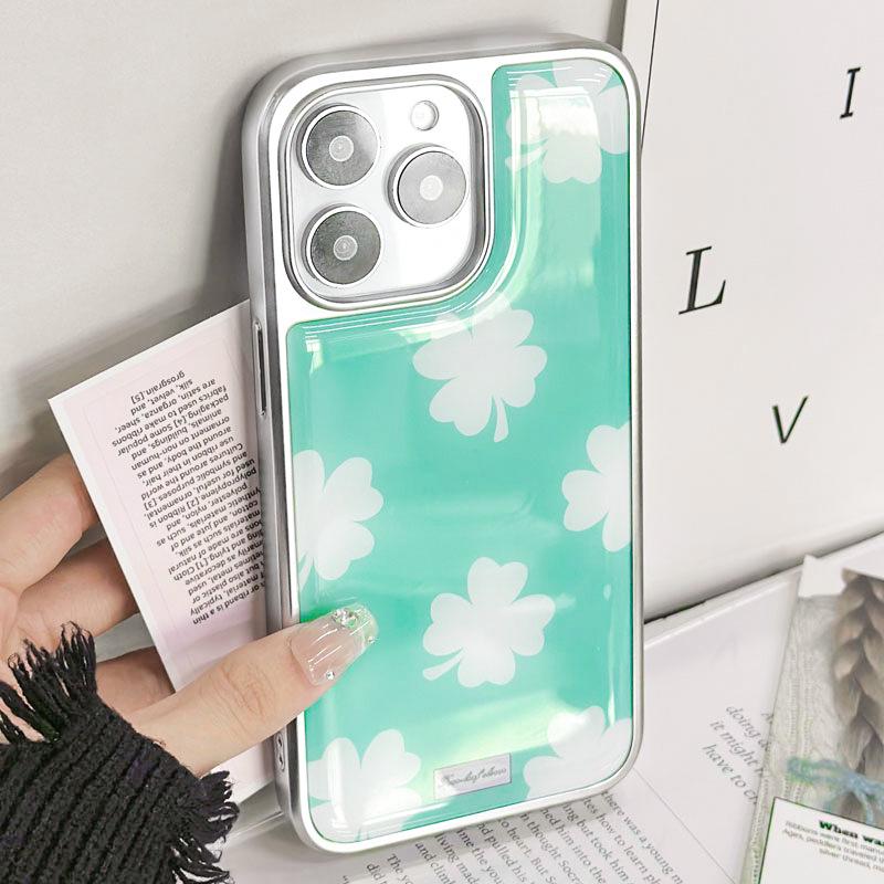 Zhitai Galvanisierte Silberkante Drip Case für iPhone 15/Huawei P70