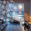 Snowflake Projection Light USB Powered Rotating LED Stage Lamp Holiday Atmosphere Lamp for Indoor Party Christmas New Year Decor