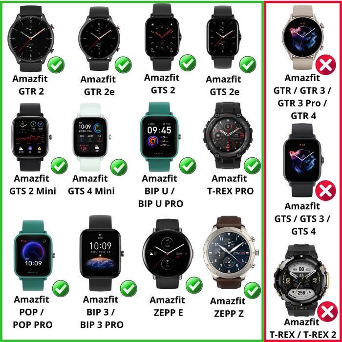 Chargeur Secteur 12W + Cable Compatible avec Amazfit GTR 2/GTR 2e/GTS 2/GTS 2e/GTS 4 Mini/BIP U/T-Rex Pro/Pop/BIP 3 Phonillico®