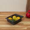 Hanging Refrigerator Basket, Gray, Adjustable Width