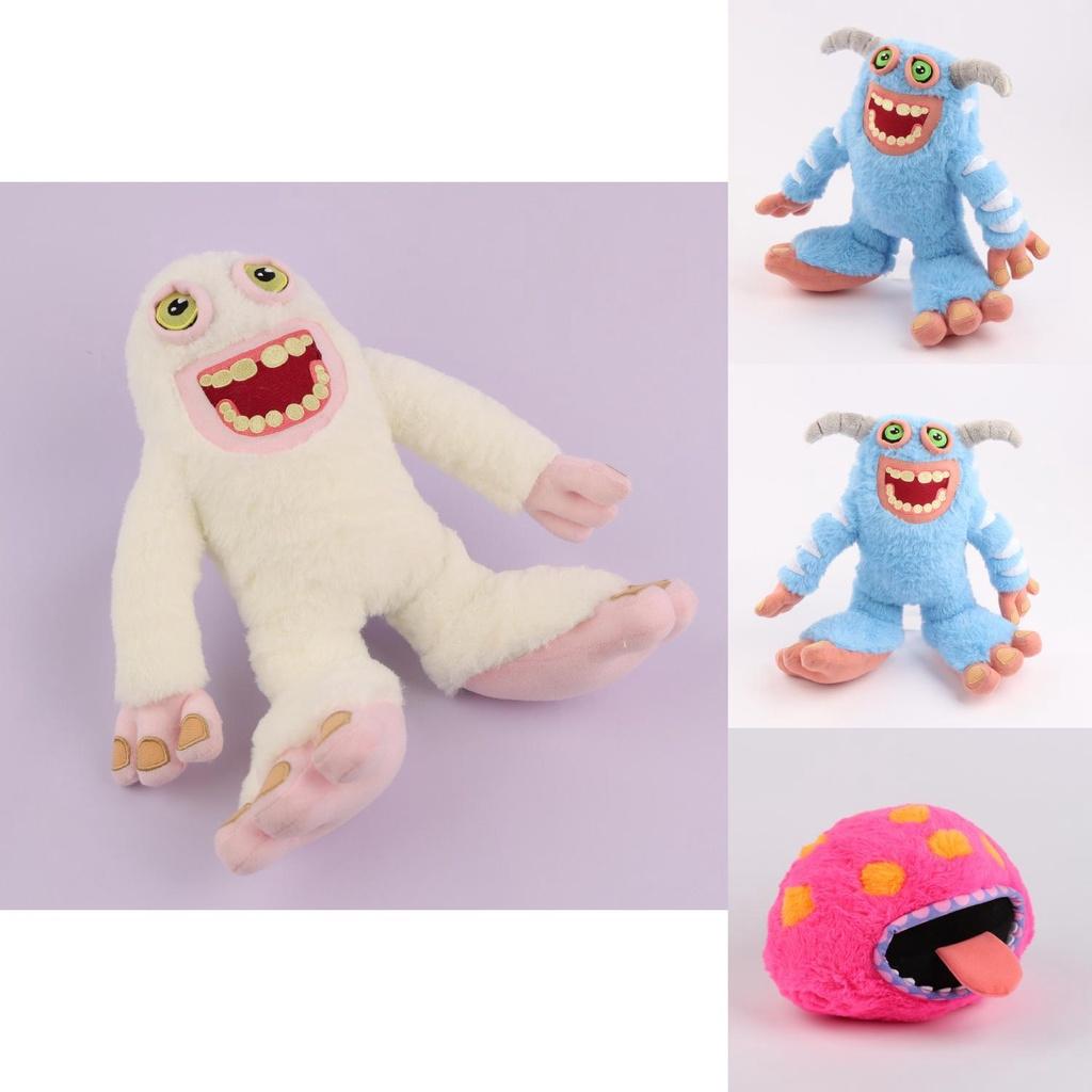 My Singing Monsters Plush Toy Blue White And Pink