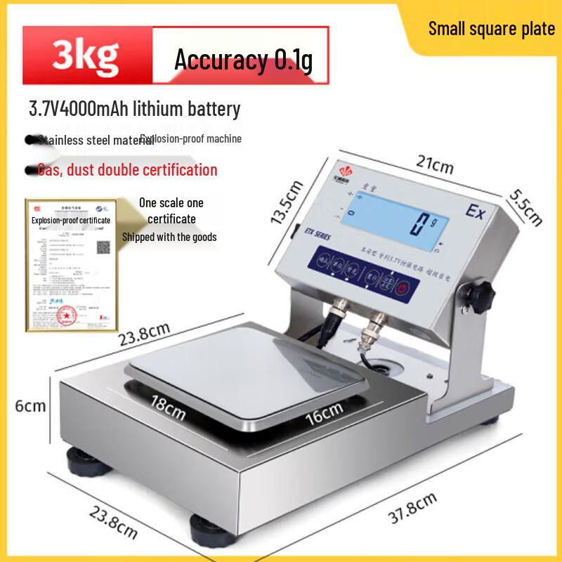 

Hua Chao Intrinsically Safe Explosion-Proof Stainless Steel Industrial Platform Scale