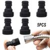 Threaded Fittings Threaded Joint Hydraulics Garden Plastic Quick Coupling Water Pipe 1/2inch 5pcs Faucet Adapter