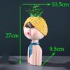 Nordic Flower Head Character Resin Adornments Home Livingroom Desktop Figurines Crafts Office Coffee Table Ornaments Decoration