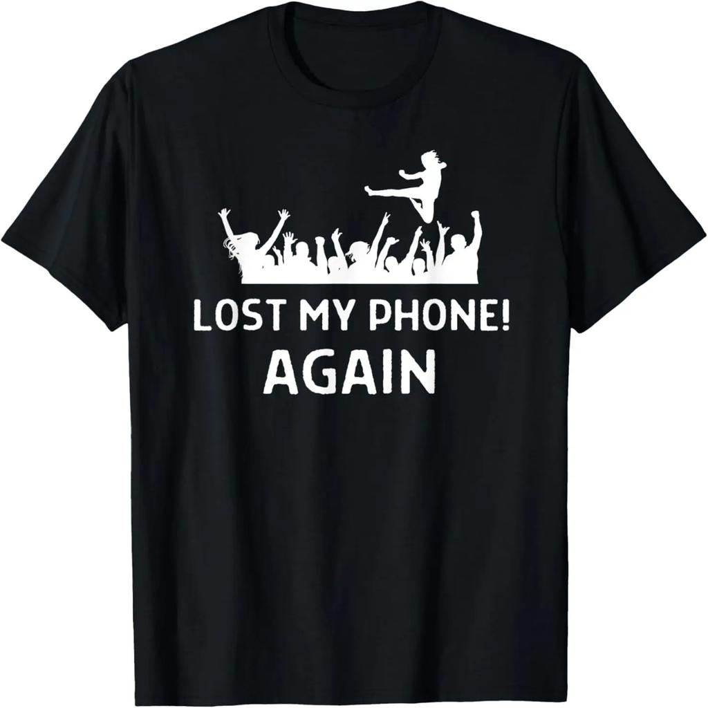 Ho Perso di Nuovo il Telefono Outfit Moshpit Maglietta per Concerto Festival