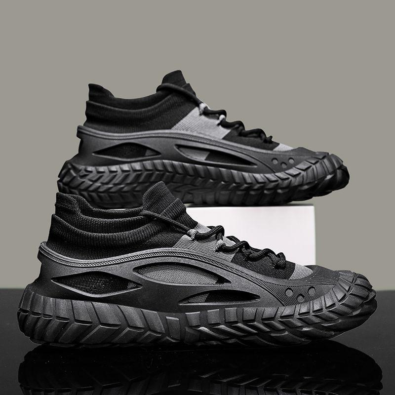 Fashion Breathable Male Sports Shoes Elastic Socks Summer Sale Simple Miked Colour Athletic All Brands Outdoor Gym Men's Casual Sneakers