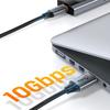 CABLETIME USB A to USB C Cable 10Gbps 3A USB 3.2 Cable 60W QC 3.0 Data Transfer for SSD Enclosure Phone Charging Data Sync