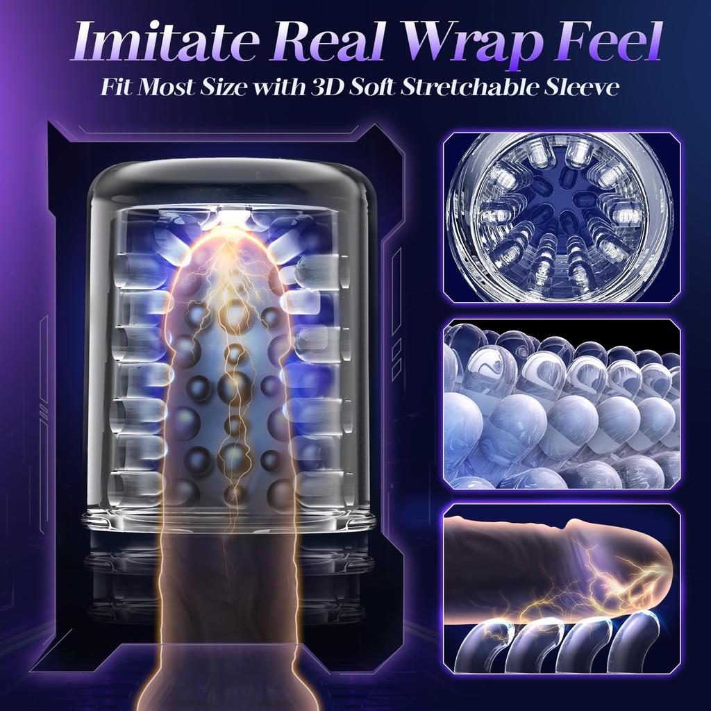 Male Masturbator High Speed Automatic Thrusting Piston Stroker Masturbator Telescopic Vagina Blowjob Masturbation Sex Machine Sex Toys