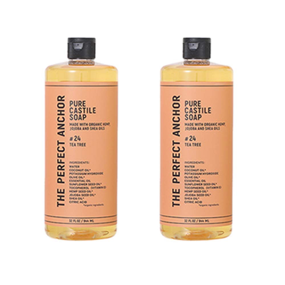 

Идеальный якорь 944 мл Набор Чайное дерево Подарок Умывалка для лица Гель для умывания Очищающий Мыло для тела Мыло для рук Органический День [Набор] 2 предмета Материнский