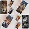 Big Lion On Stone Snow Cell Phone Case for Samsung Galaxy S26 Ultra S25 S24 S23 S22 S21 S20 Note10 Cover
