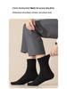 Men's 95% Wool Mid-Calf Merino Cashmere Socks - Warm, Antibacterial, Anti-Odor for Autumn/Winter