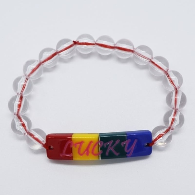 BONBEAU Formica Lucky Colorball Bracelet Formica Initial Couple Friendship Bracelet