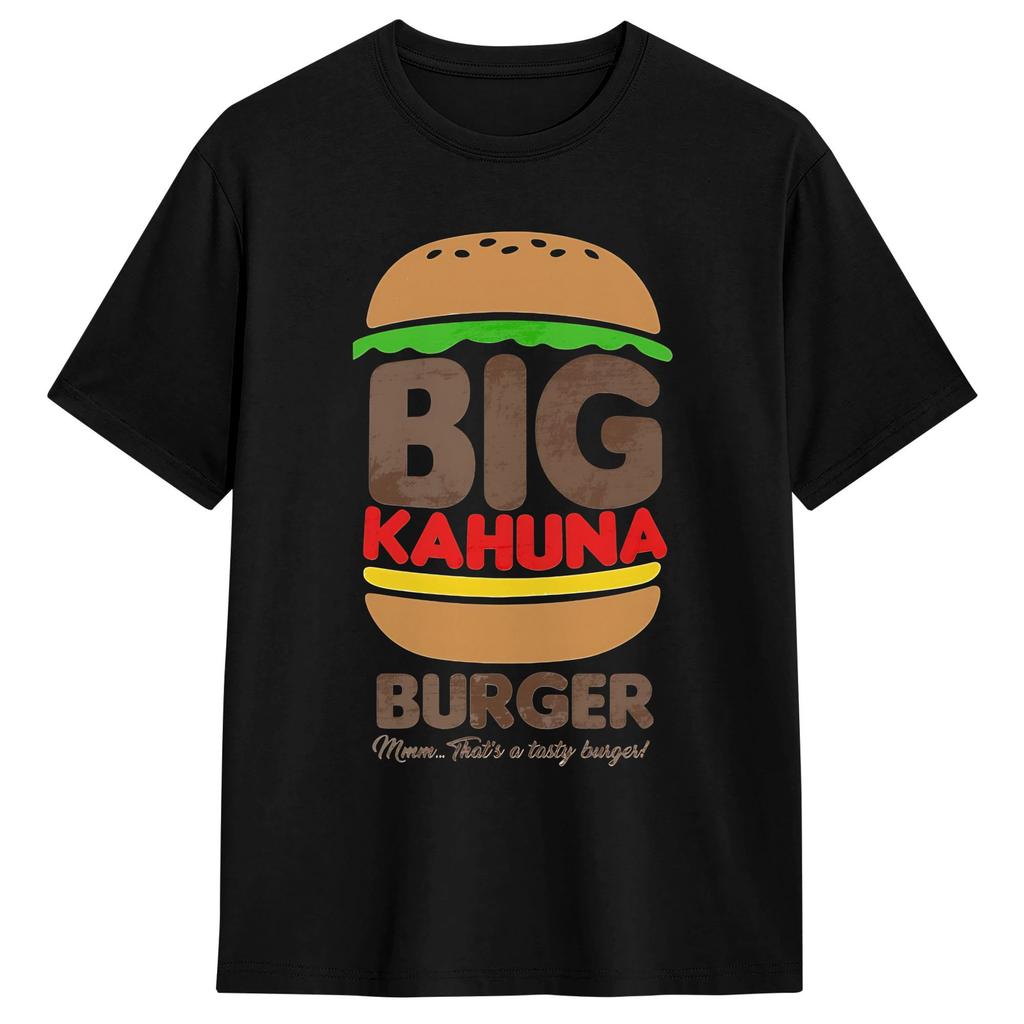 Maglietta Divertente The Big Kahuna Burger Unisex Cotone Manica Corta Girocollo Top Estivi Camicie