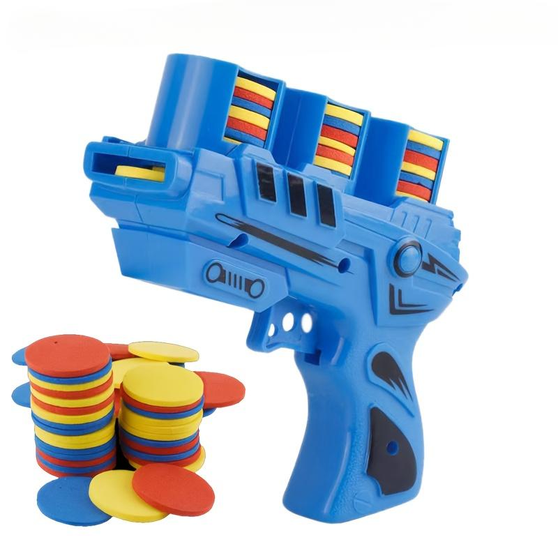 Interactive Cat Launcher Toy Anxiety Relief & Fun Pet Training, Red with Colorful Discs, Battery-Free, for All Cat Breeds, Cat Toys