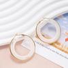Exaggeration Hoop Earrings Advanced Sense Ear Needle Jewelry Accessories Hoop Ear Buckle  Women