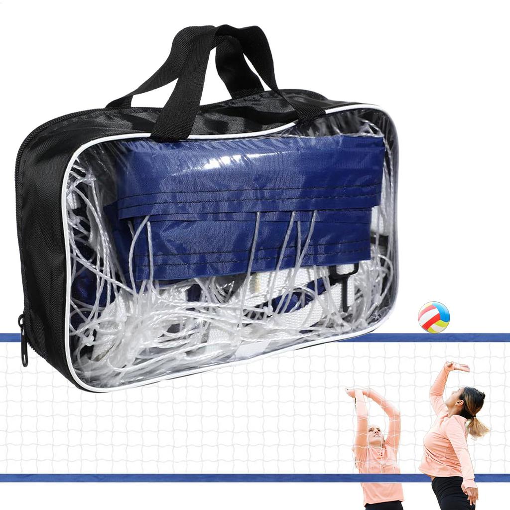 Water Volleyball Net Portable 15 X 3FT Tennis Net Replacement Heavy Duty Pool Volleyball Replacement Net Swimming Pool Supplies