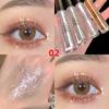 Csillogó és fényes vízálló folyékony csillogó szemceruza szemhéjpúder smink fémes szemceruza Pen Eye Beauty Party sminkeszközök