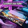 Custom Name Personalized DRAGON BALL Pattern Mousepad, Laptop PC Desk Mat, Decorative Desk Mat for Home Keyboard Pad Gift