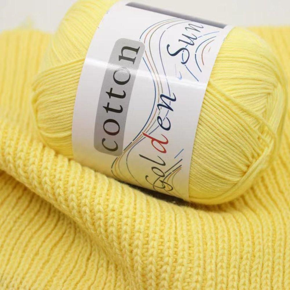 Medium-Thin Cotton Yarn Anti-Pilling Crochet Yarn Premium Hand Knitting Yarn  DIY Needlework