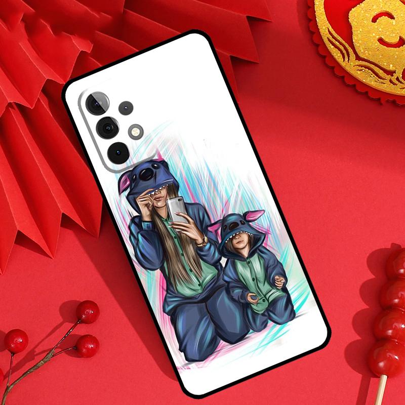 Super Mom Baby Girl Son Daughter Case For Samsung Galaxy M55 M35 M15 M11 M12 M13 M14 M06 M16 M36 M56 M31 M53 M32 M52 M34 M54