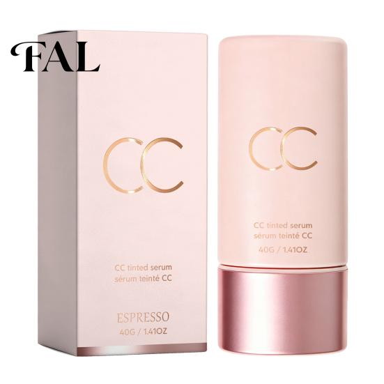 Natural Finish Makeup Cream 40G Color Correcting Tinted CC Cream, Lightweight Buildable Coverage Hyaluronic Acid Facial Skin Tone Balancing