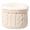 Men's Winter Knit Duckbill Cap: Thick Velvet-Lined, Warm Wool Hat for Cold Weather